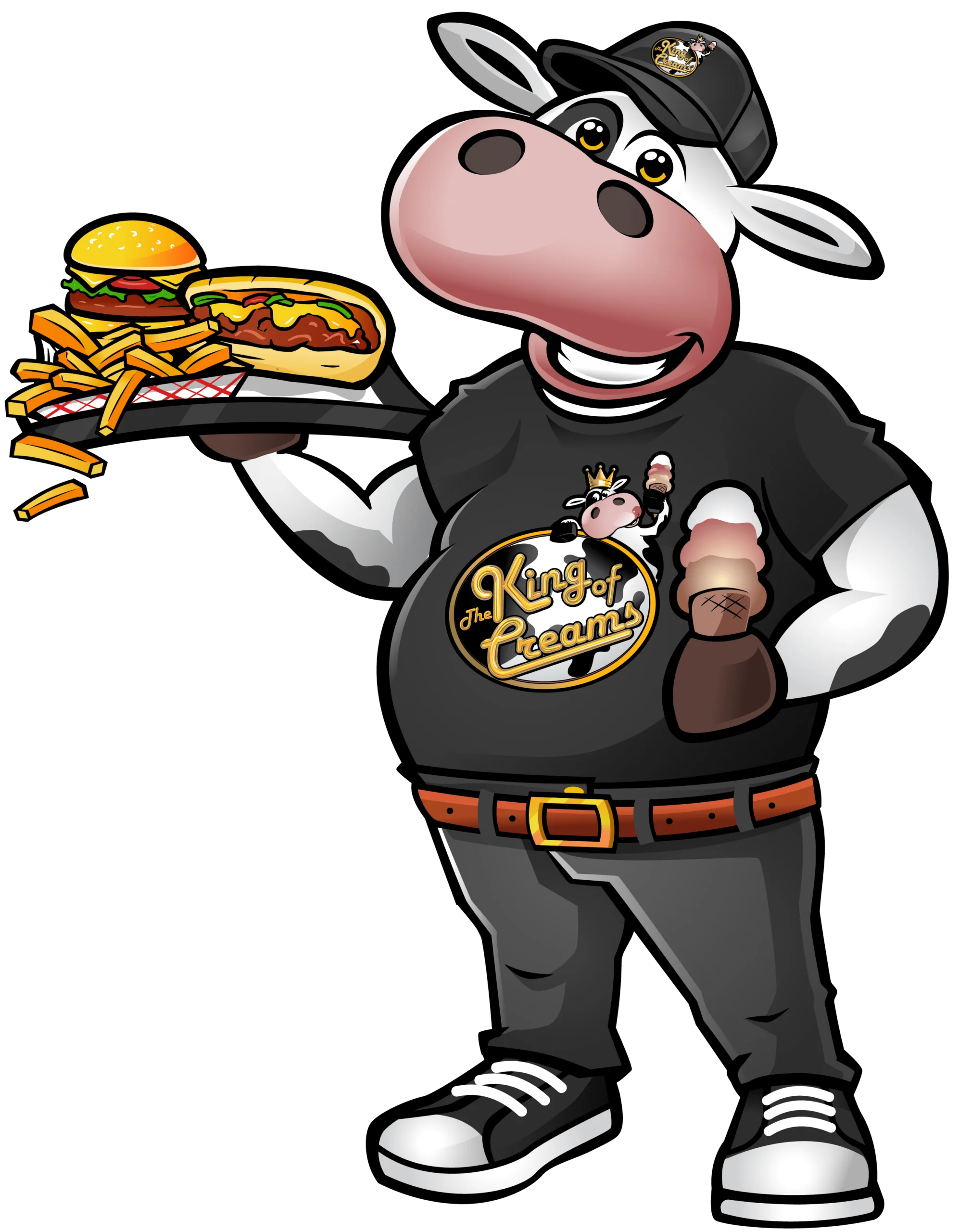 How It Works – Cow Character with Callout Bubble