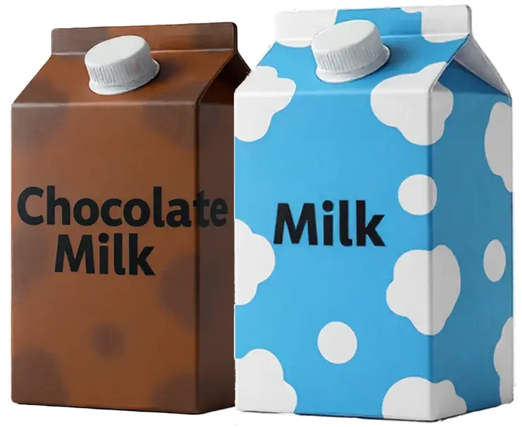 MILK & CHOCOLATE MILK