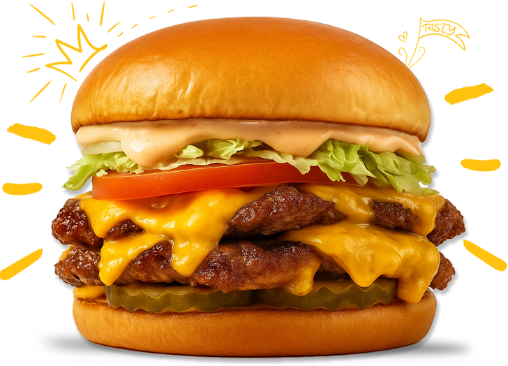 Double Smash Cheeseburger