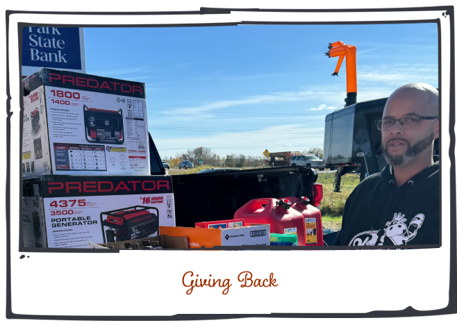 Side view of Truck 4 prior to being wrapped, representing another phase of growth.