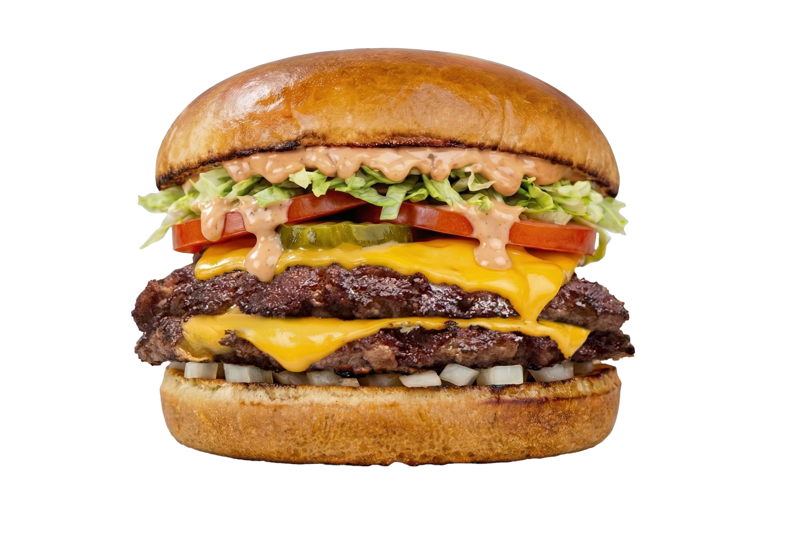 Grass fed smash burger for home page